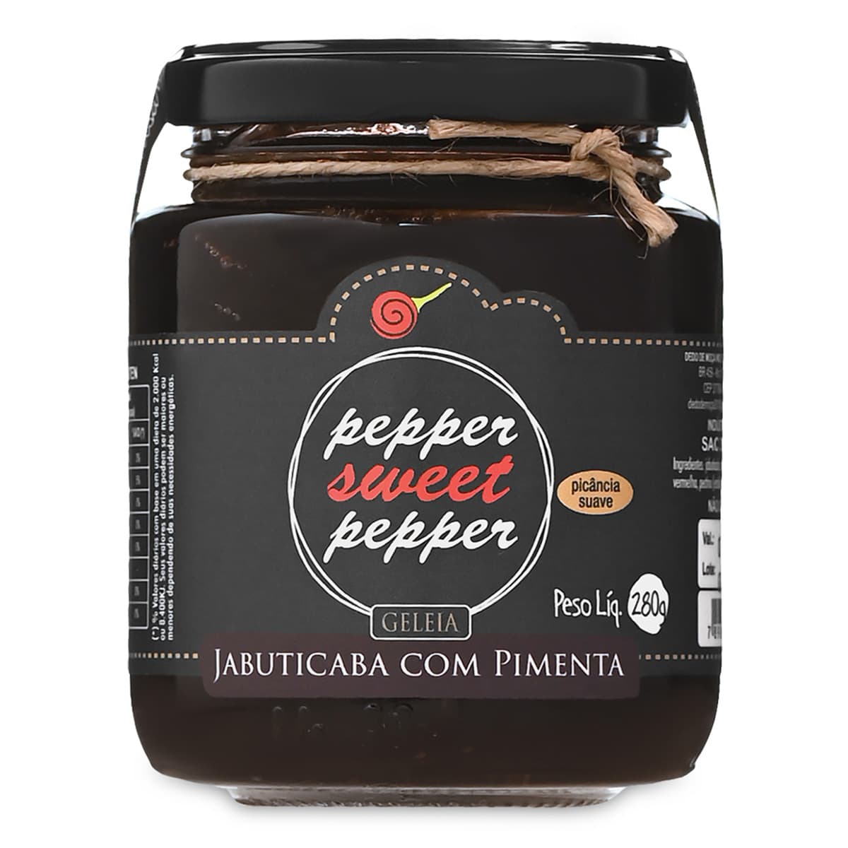 Geleia Gourmet Jabuticaba e Pimenta Pepper Sweet Pepper 280g