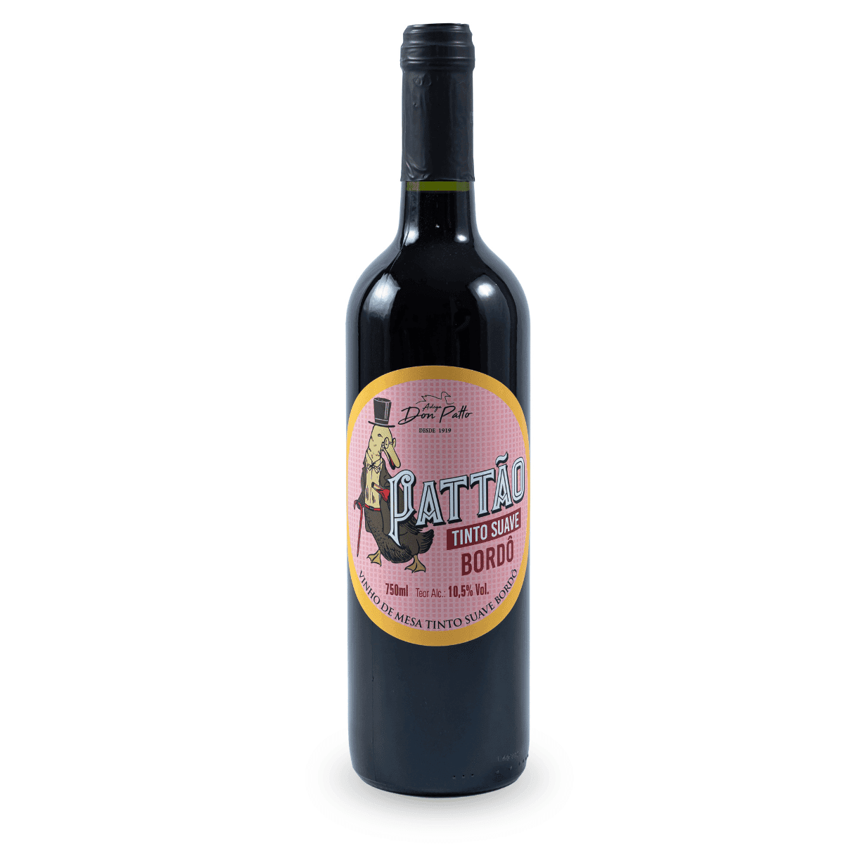 Vinho Pattão Tinto Suave Bordô 750ML